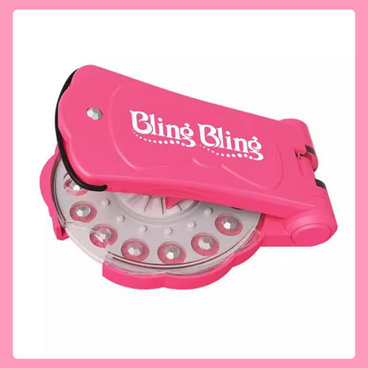 ✨Glitter Diamond Styling Tools Hair Gemstone Styling Set to light up girls' hair, clothes, accessories, No Heat Required Hair Styling Accessories