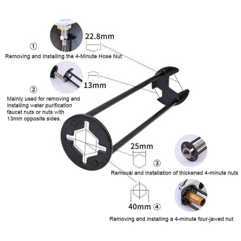 🔥2024 Hot Sale🔥🔧Multi-function Sink Wrench