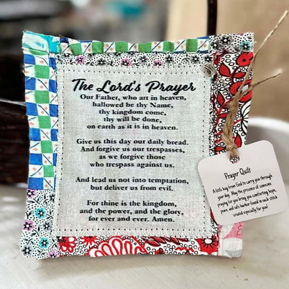 🎁Prayer Quilt with cross inside✝️