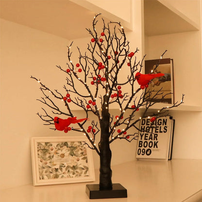 Little Red Bird Tree Light
