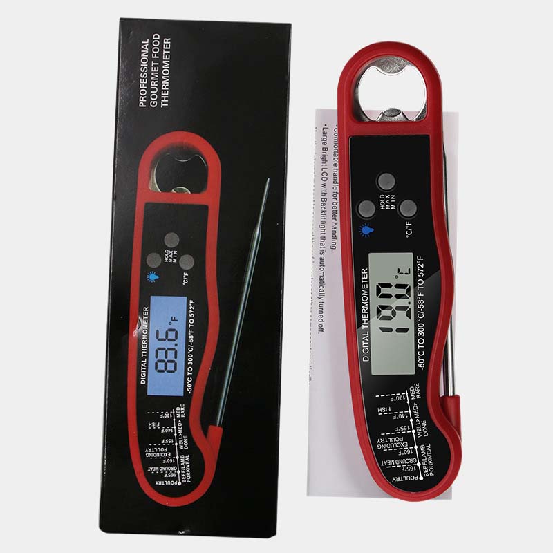 🌟 Digital Display Folding Waterproof Food Thermometer 🌟