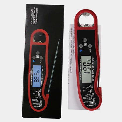 🌟 Digital Display Folding Waterproof Food Thermometer 🌟