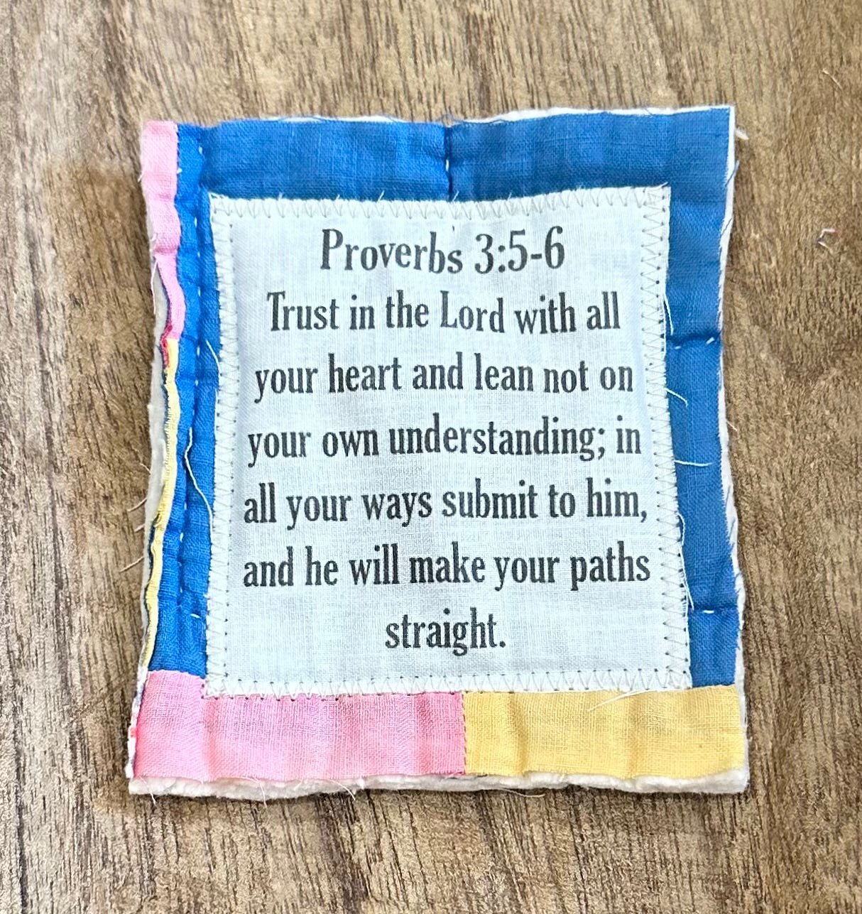 🎁Prayer Quilt with cross inside✝️