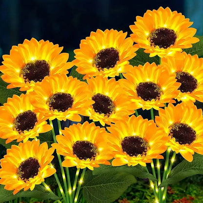 🌻 Solar-Powered Sunflower Garden Stake Lights