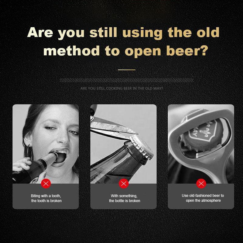 🍷Automatic Stainless Steel Bottle Opener