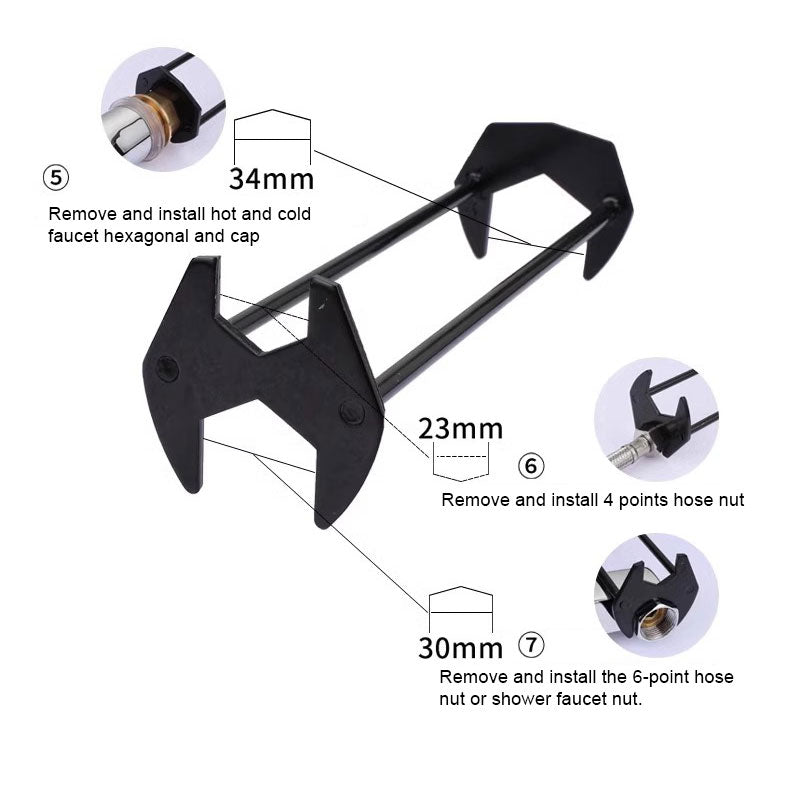 🔥2024 Hot Sale🔥🔧Multi-function Sink Wrench