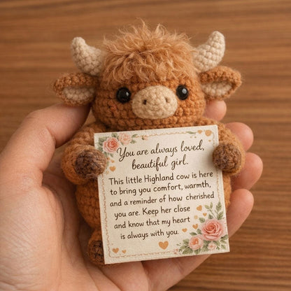 🐮Emotional Support Cow-Handmade Comfort Companion