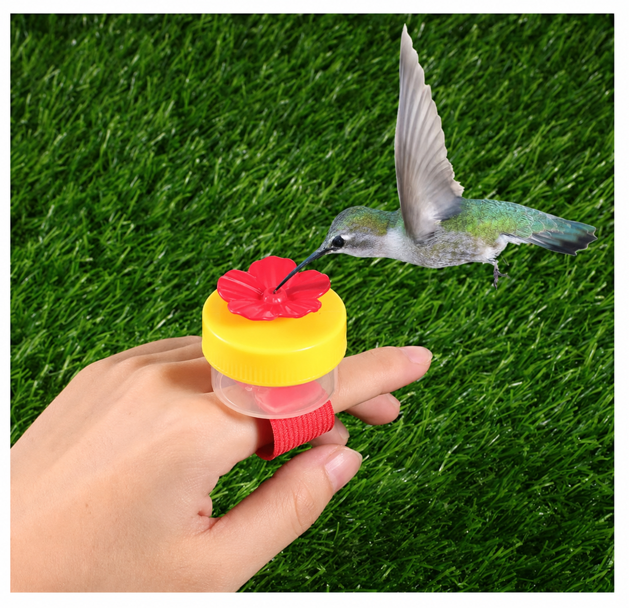 🐦💍 Hummingbird Feeder Ring