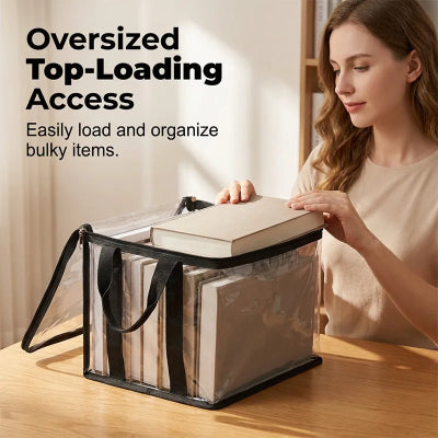 🔥 Buy 2 Get 1 Free 📦 Large Heavy-Duty Thick Plastic Clear Storage Bag for Clothes, Moving & Storage