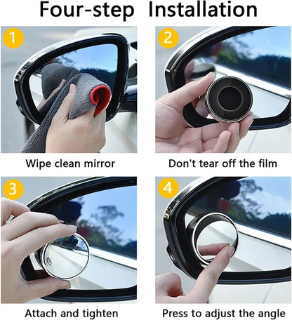 360° Rotating Blind Spot Mirrors