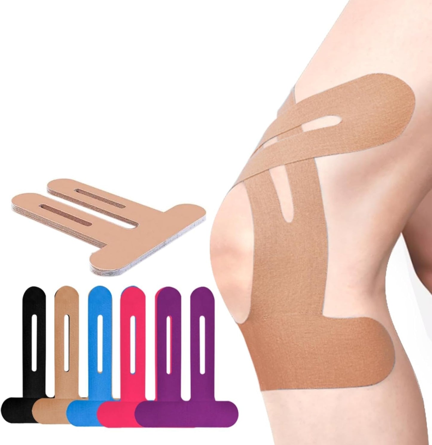 10pcs Precut Kinesiology Tape For Knees