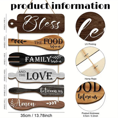 🔥LAST DAY 49% OFF - Wooden Kitchen Wall Decor