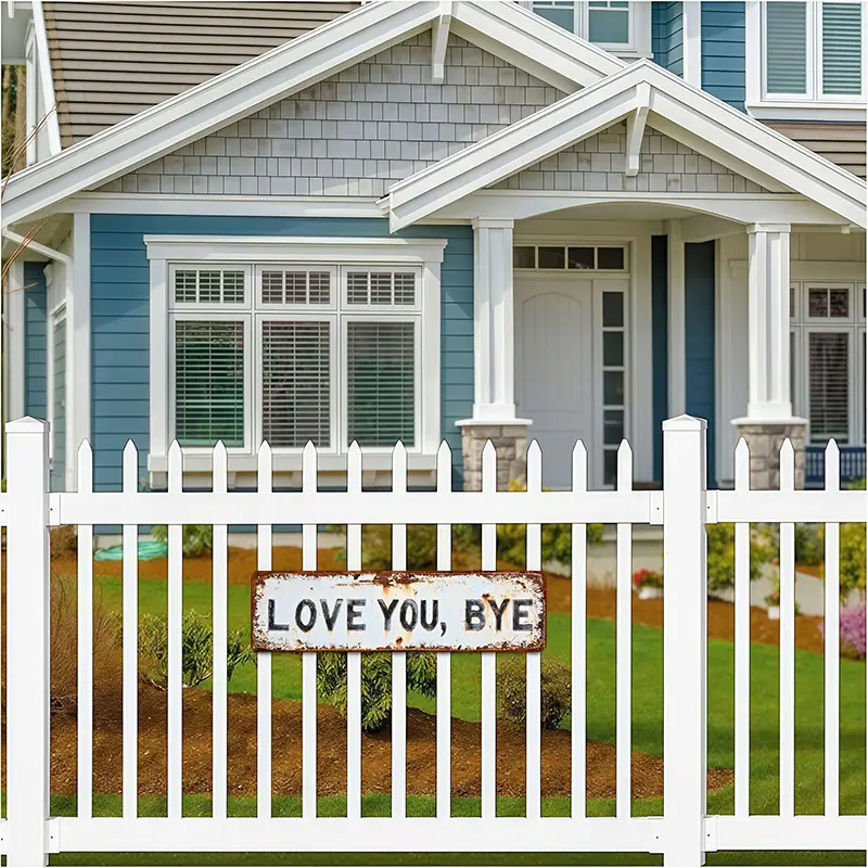 🔥Last Day 49% OFF - ❤️ LOVE YOU, BYE – Vintage Metal Wall Sign