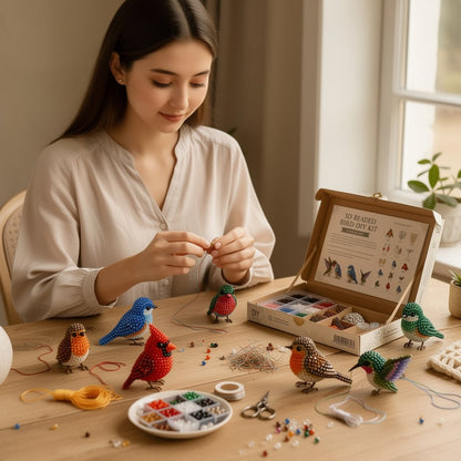 ✨Last Day 49% OFF✨-🧵✨ Tiny 3D Beaded Animal DIY Kit