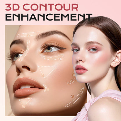 3d Rose Blush & Highlighter
