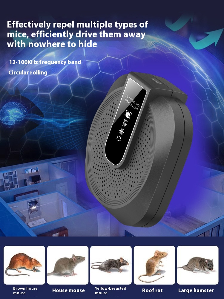 Ultrasonic anti-boating and rat repeller is powerful - 360° smart technology