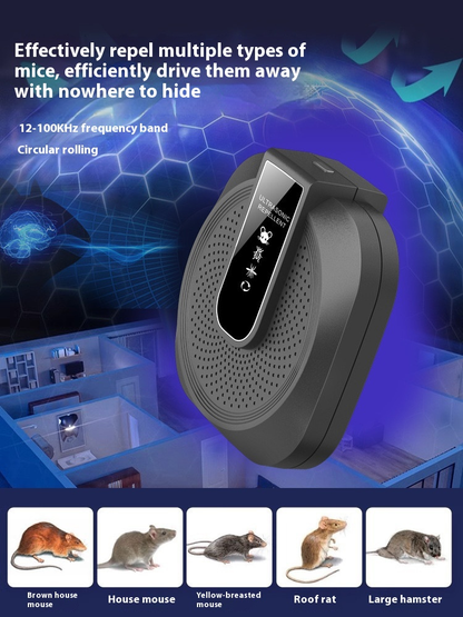 Ultrasonic anti-boating and rat repeller is powerful - 360° smart technology