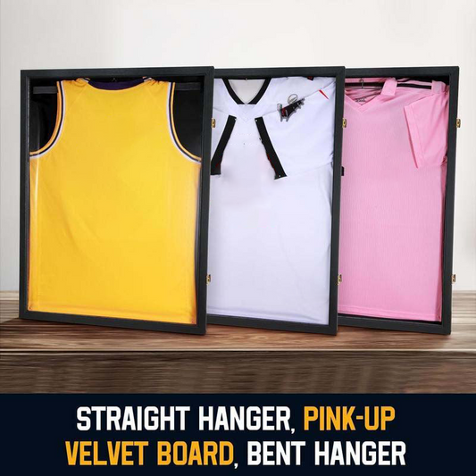 ✨🔥Wooden Jersey Display Frame with Magnetic Door🖼️