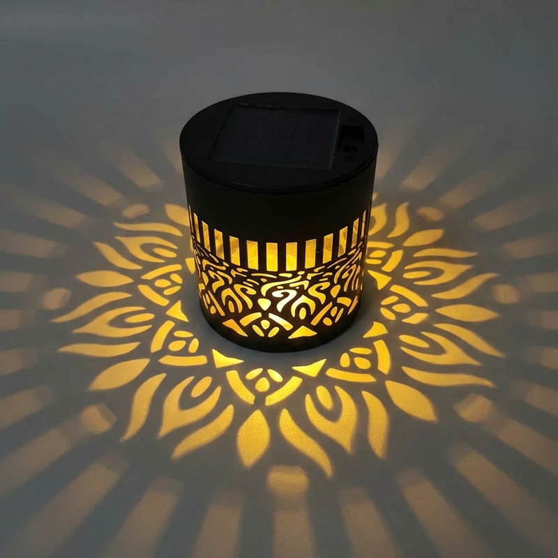 🌞✨Solar-powered mandala projector lamp