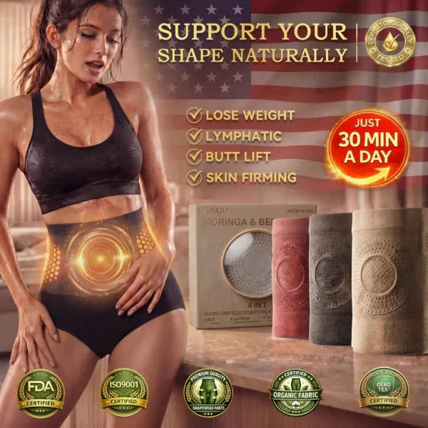 4-in-1 Shaping and Fat-Burning Microfiber Shorts